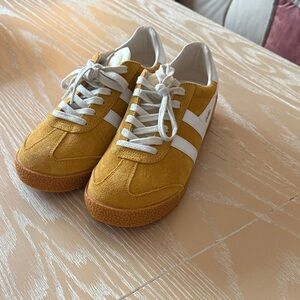 Gola Women’s Yellow/Gold and White Sneakers